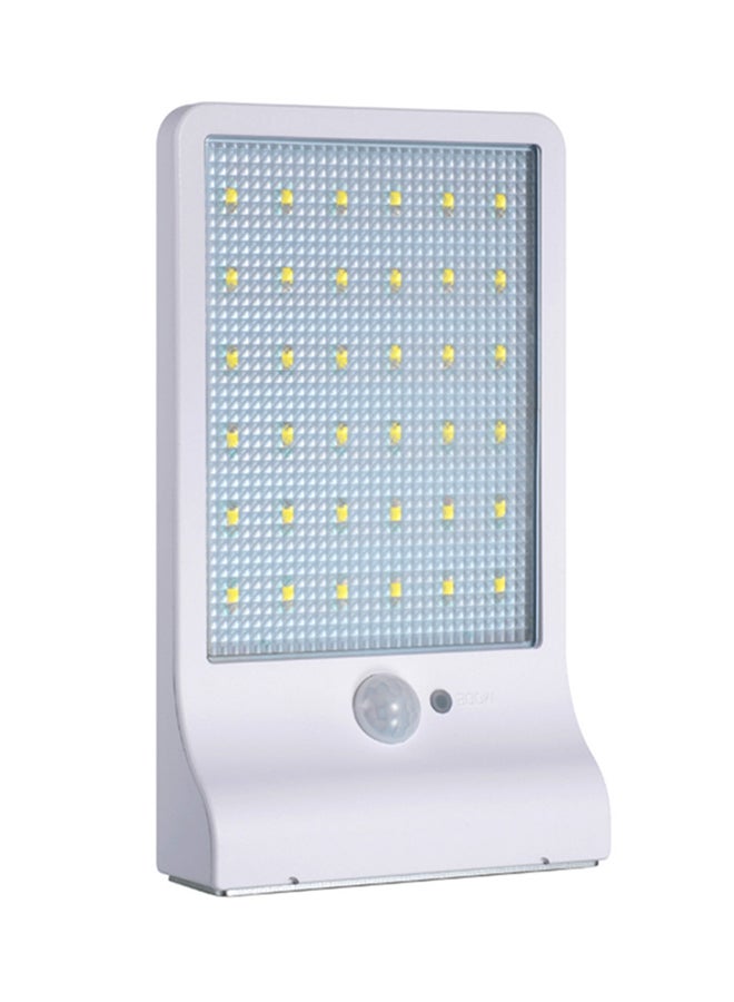 ماركة غير محددة مصباح LED يعمل بالطاقة الشمسية، ومزود بجهاز استشعار للحركة أبيض  - Image 1