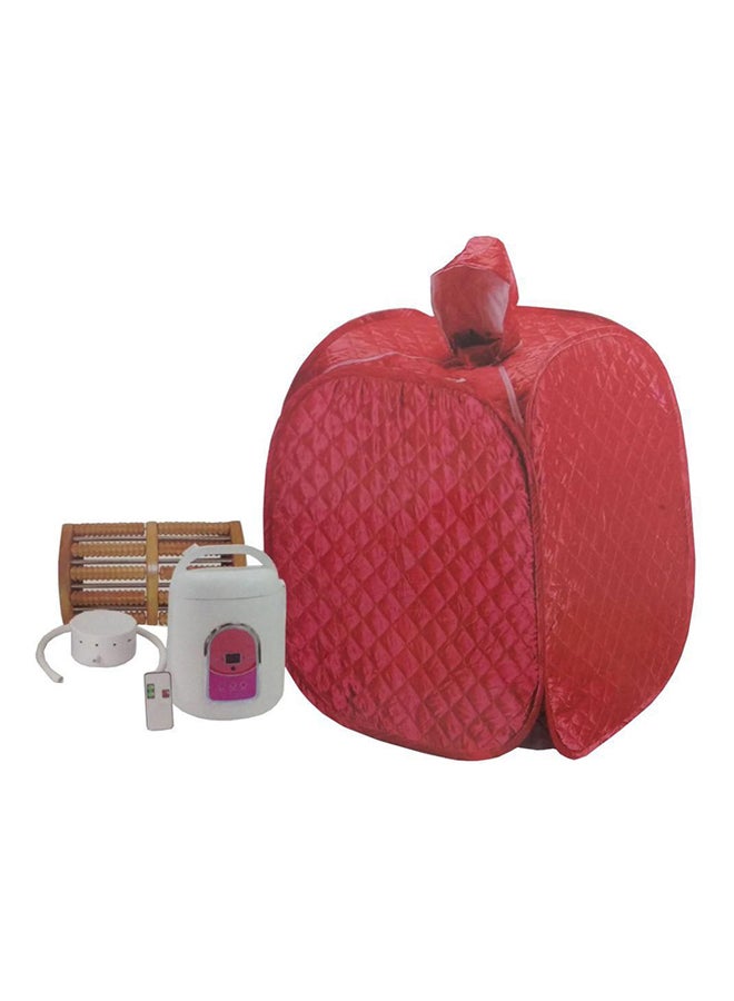 ساونا بخار منزلية محمولة مقاومة للماء أحمر