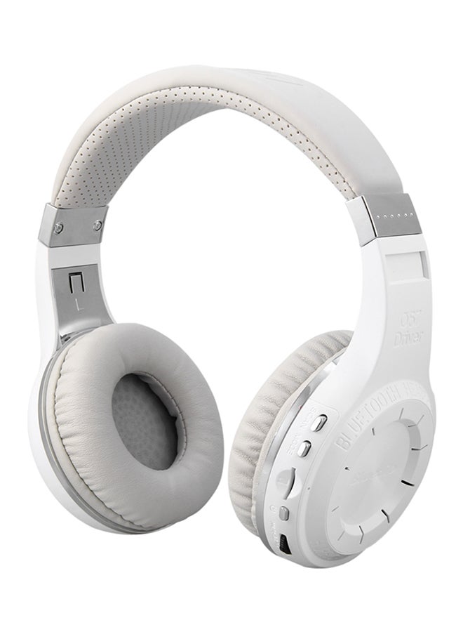 TF Card Slot Volume Control Bluetooth Headphones With Mic White - v1523013461/N13642572A_1