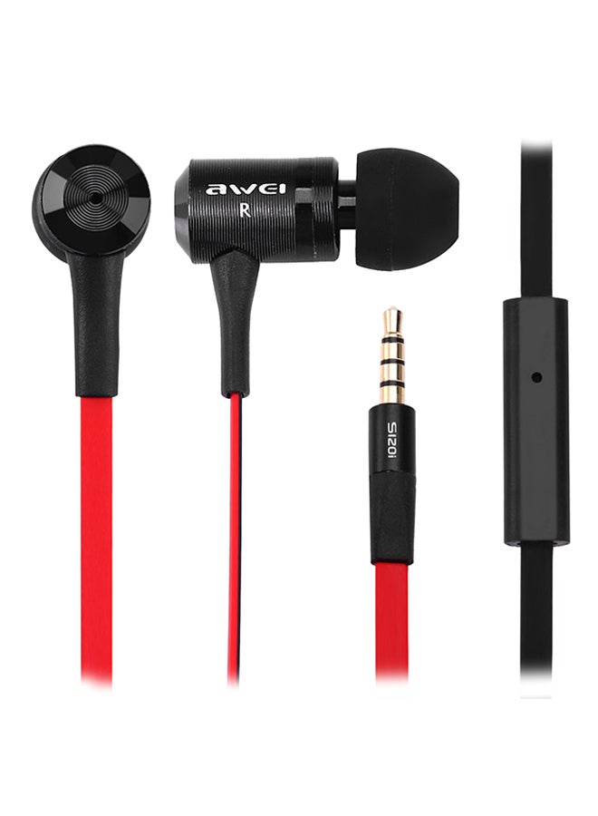 Awei Noise Isolation In-Ear Earphones Black/Red