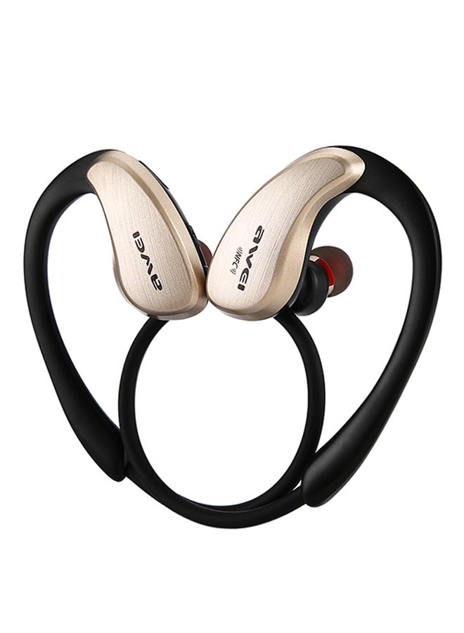 Awei Wireless Earphones HiFi Headphones Wi-Fi Bluetooth V4.0 Golden/Black