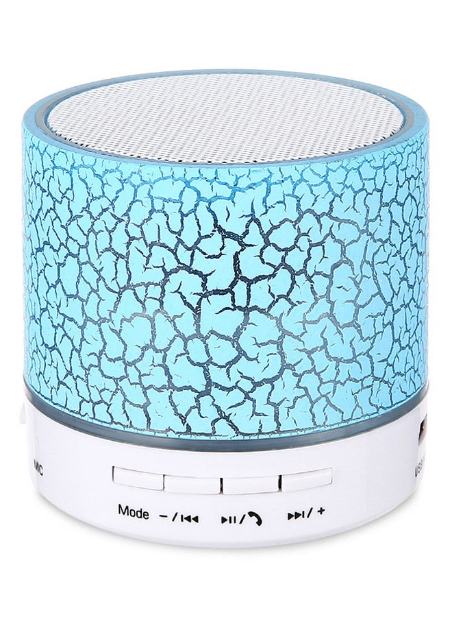Crack Pattern Bluetooth Speaker Blue 