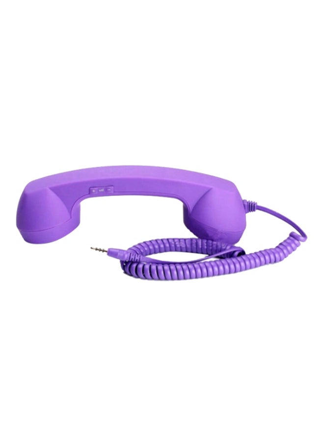 3.5mm Pop Phone Retro Handset Purple