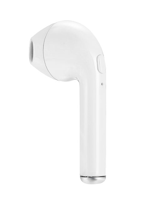 Single Wireless Stereo Bluetooth Headset White