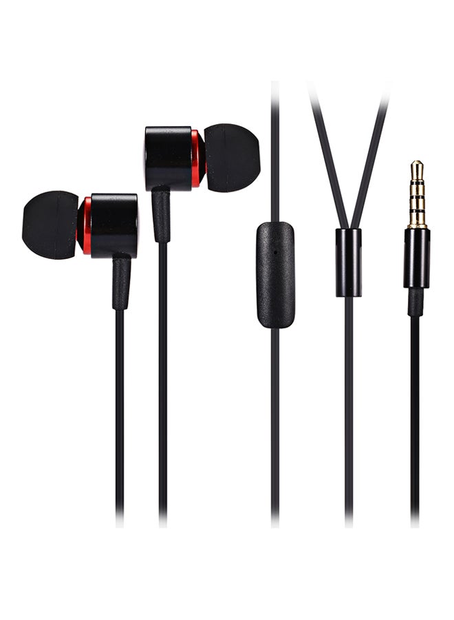 Heavy Bass In-Ear Earphones With Mic Black - Image 1