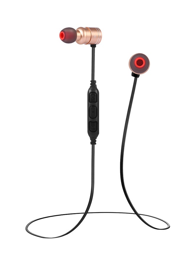 Awei Waterproof Magic Magnet Attraction Bluetooth Sports Headphones Golden/Black