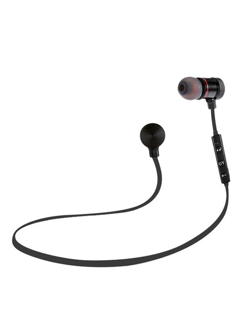 Metal Magnetic Bluetooth Sports Earbuds Black