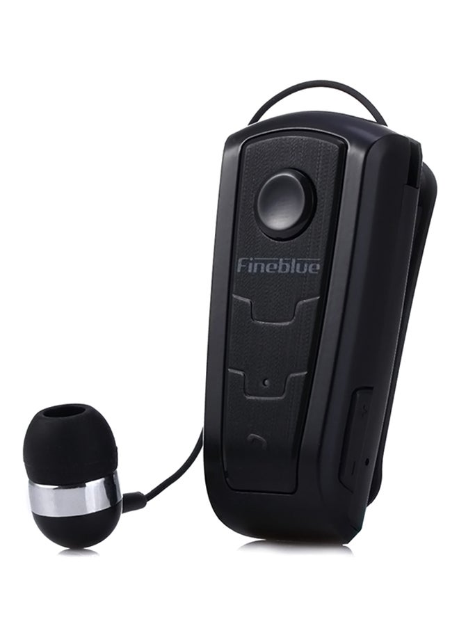 Bluetooth Headset Earphones Vibrating Alert Black
