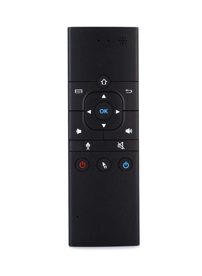 iPazzPort - TZ MX9-M 2.4Ghz Wireless Mini Rechargeable Keyboard Air Mouse Black - Image 1