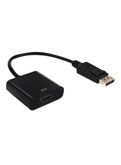 Generic DisplayPort Male To HDMI Female Cable Adapter Support 1080P Black 