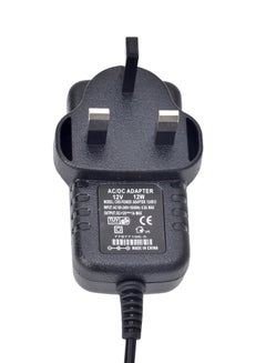 12W 12V 1A AC Power Supply DC Adapter For Light Lamp And Surveillance Security Camera Black