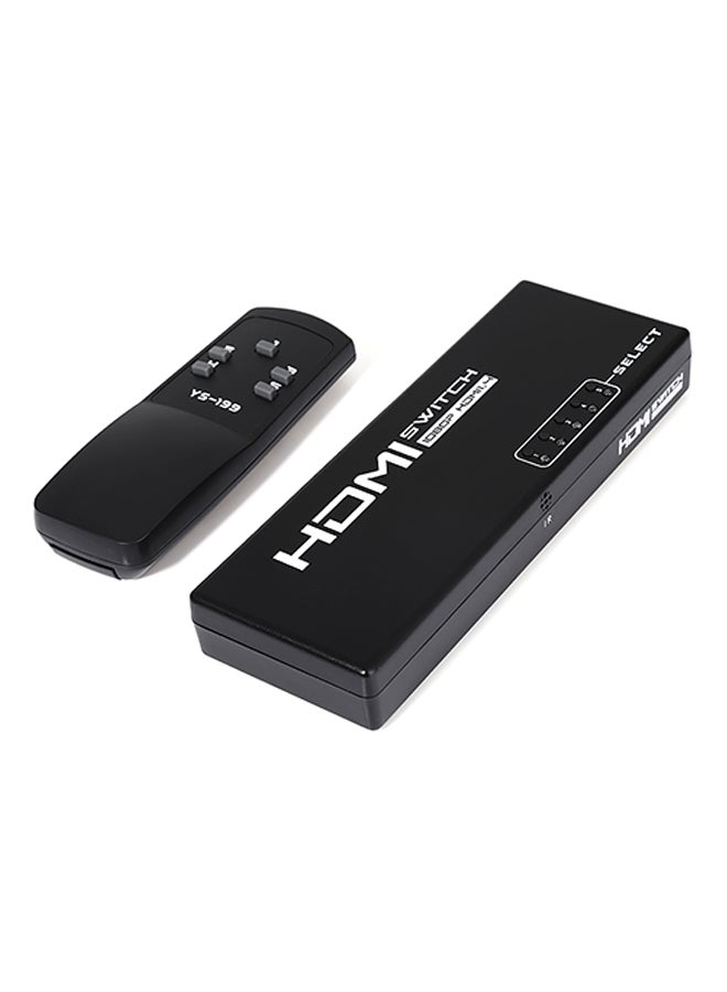 5-Port HDMI Switch Switcher Hub Splitter 1080P For HDTV PS3 DVD Black