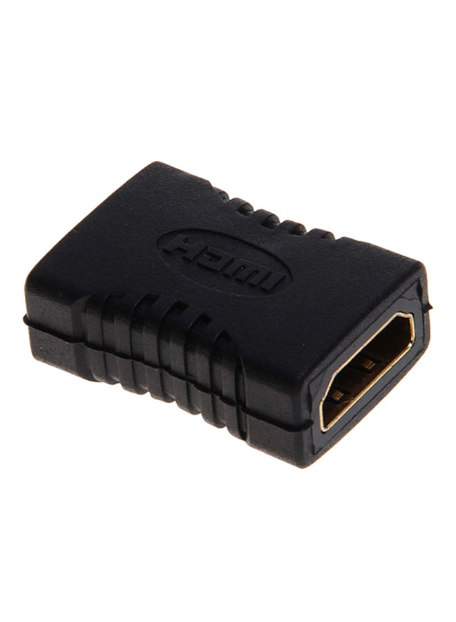 وصلة تحويل HDMI من أنثى لأنثى أسود