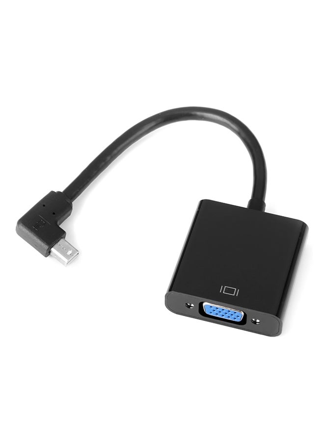 Right Angle 90 Degree Sink Monitor Cable Black