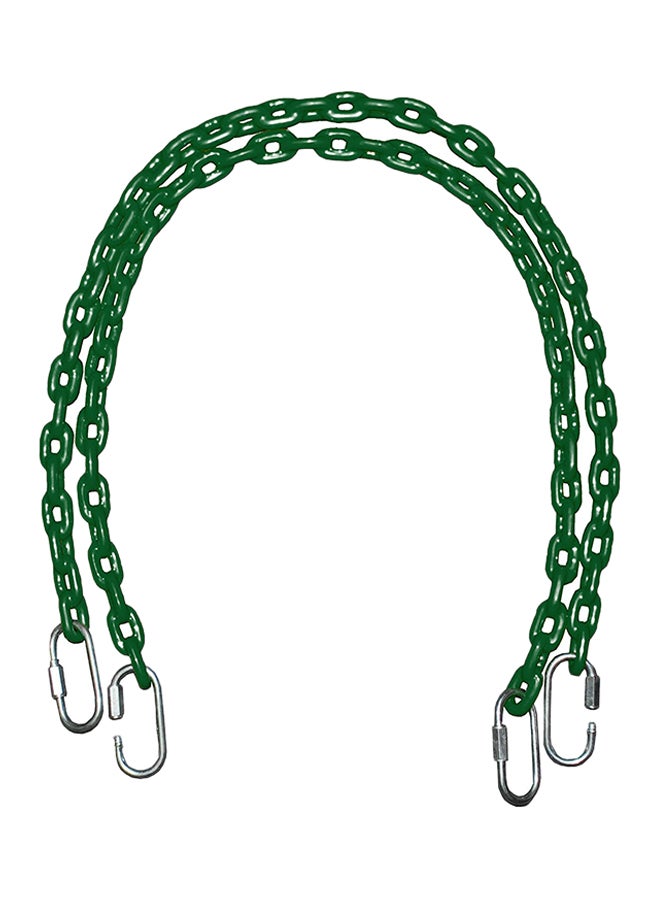 Rainbow Waterproof Swing Chain With Quick Link Hook - Green 150cm 
