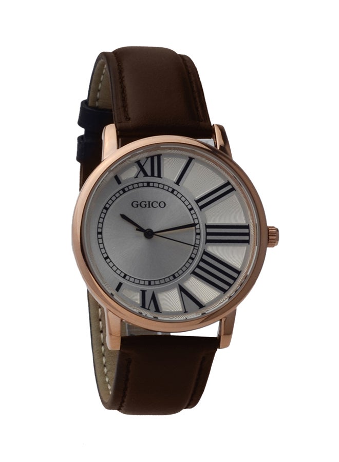 GGICO - men Leather Analog Watch GG2660458 - Image 1