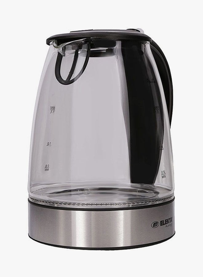 اليكتا غلاية كهربائية مقاومة للحرارة بقدرة تتراوح بين 1850 و2200 وات سعة 1.7 لتر EP-KT-001G شفاف/رمادي - Image 2