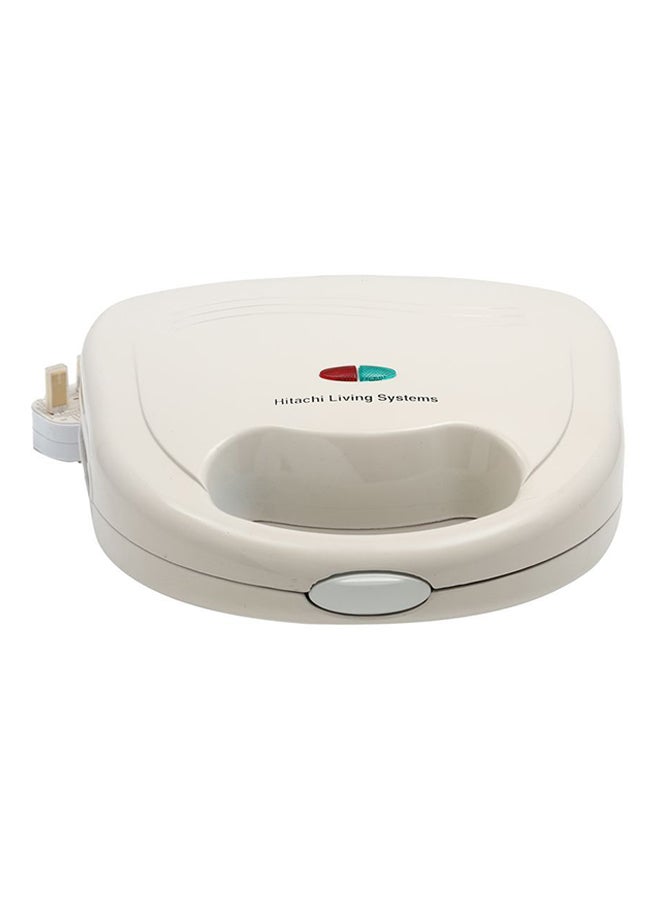 هيتاشي ماكينة صنع السندويشات بقوة 700 وات Hs-702 أبيض - Image 1