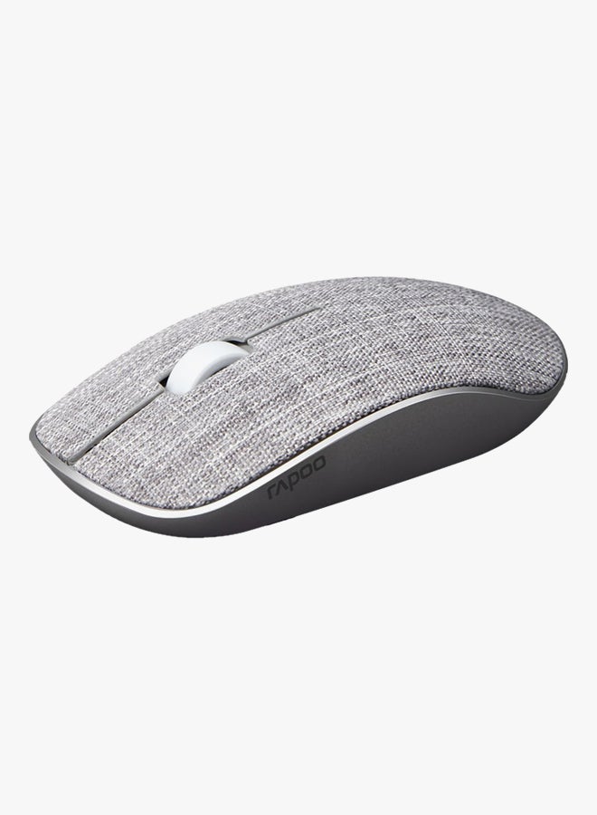 Rapoo M200 Plus Silent Mult-Mode Wireless Mouse,Fabric Material,Bluetooth 3.0/4.0/2.4Ghz 1300 dpi Grey - Image 2