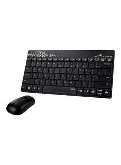 Rapoo Wireless Mouse And Keyboard Set Black 