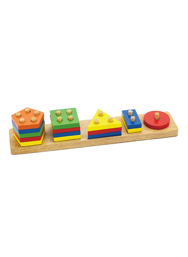 VIGA - Wooden Geometric Block Sorter - Image 1