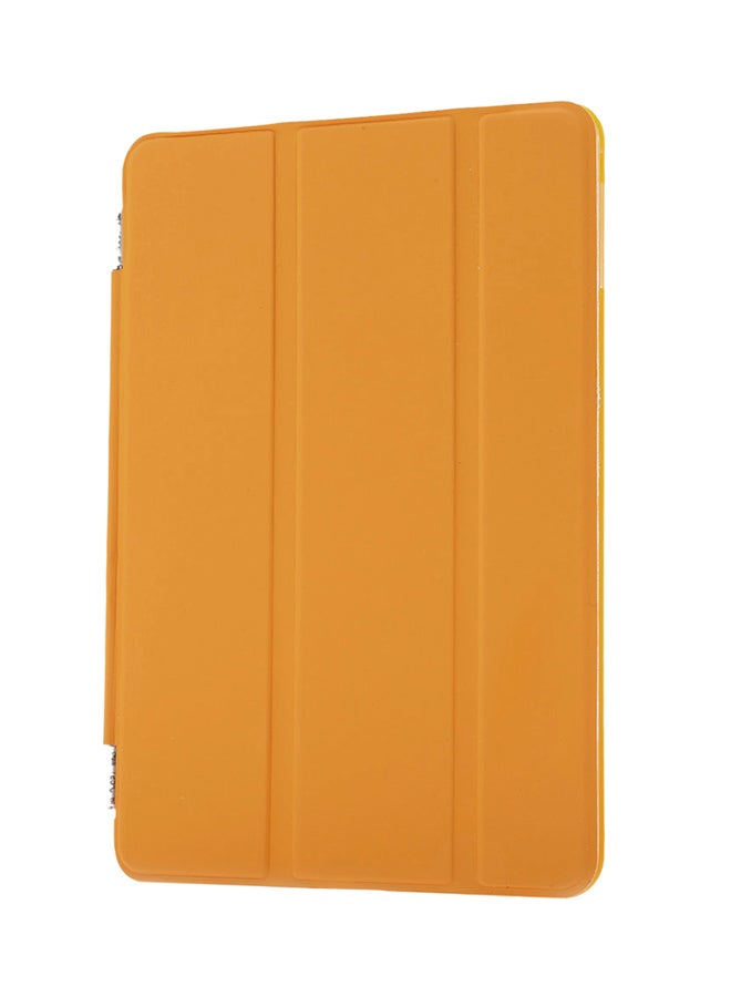 Slim Flip Magnetic Leather Smart Hard Back Case Cover For Apple iPad Mini 4 Orange 
