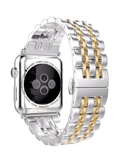 Replacement Band For Apple Watch Series 3/2/1 Golden/Silver