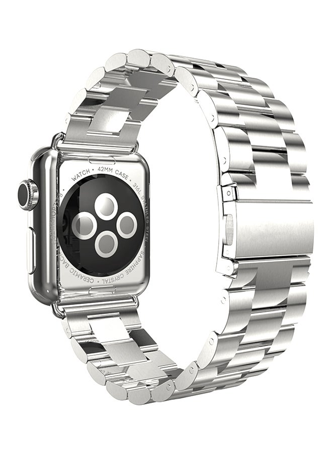 Stainless Steel Band Strap For Apple 38mm Watch Series 1/2/3 Silver
