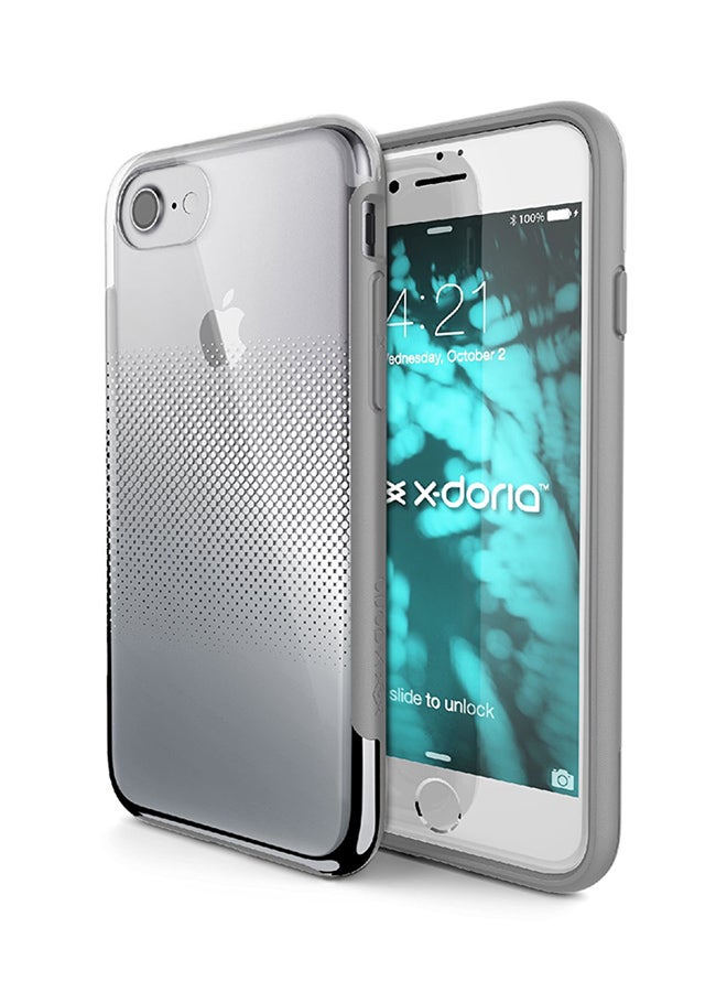 x-doria Revel Back Case Cover For Apple iPhone 7 Plus Chrome Silver 
