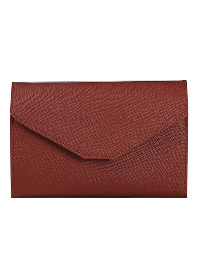 Bluelans Faux Leather Passport Holder Coffee