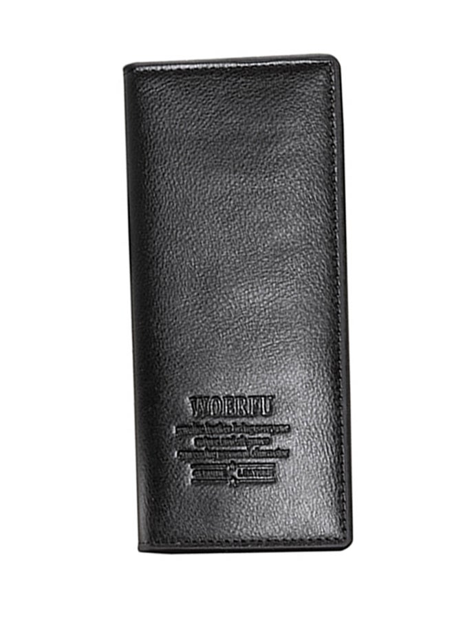 Bluelans Long Billfold Wallet Black 