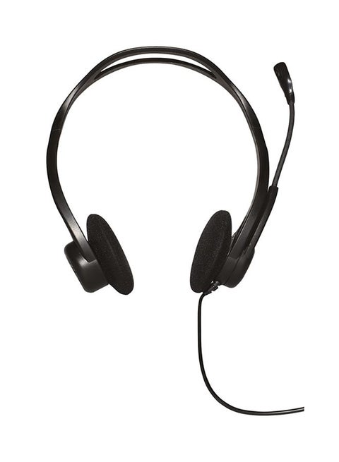 USB Headset With Microphone Black