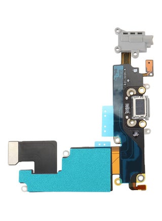 5 قطع من مجموعة قطع غيار كابل فليكس لسماعة الصوت وبيانات الشحن مع منفذ USB لجهاز أبل آيفون 6 بلس متعدد الألوان - v1523364708/N13667817A_1
