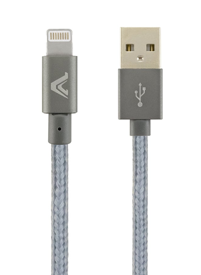 VOTEC - Lightning To USB Cable Grey - Image 1