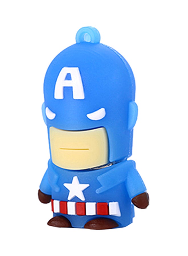 Dust-Proof Captain America USB 2.0 Flash Disk 16 GB