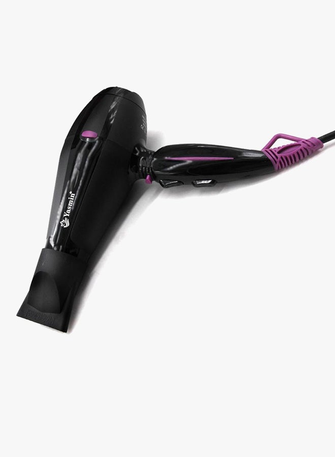 Yasmin - Satin 7 Professional Hair Dryer Black - Image 1