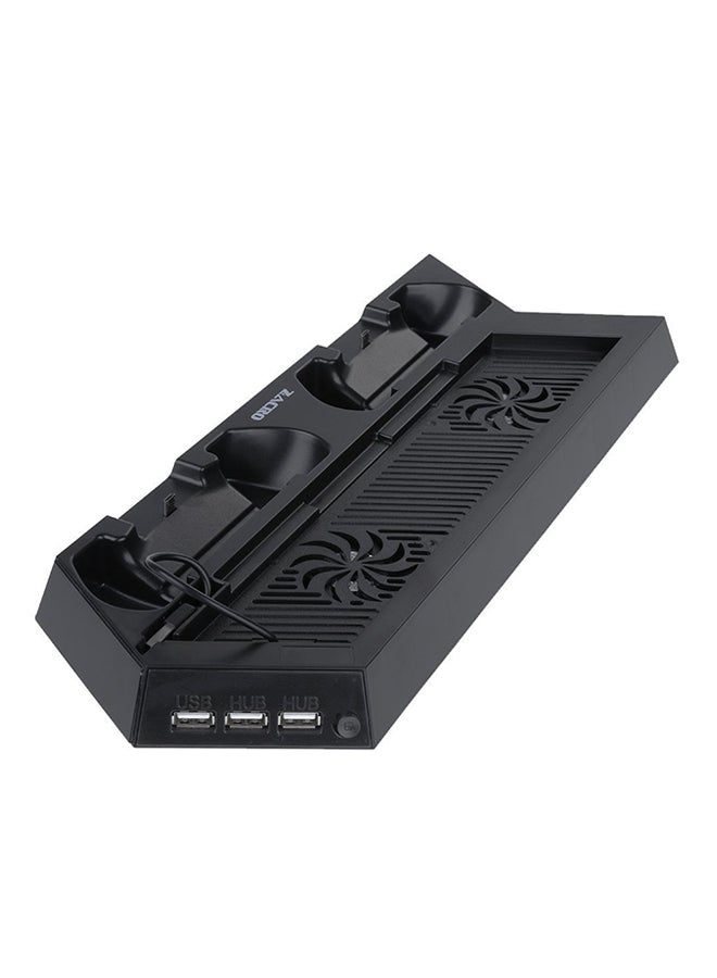 Vertical Cooling Fan Stand With Dual Charging Station For PlayStation 4 - Image 1