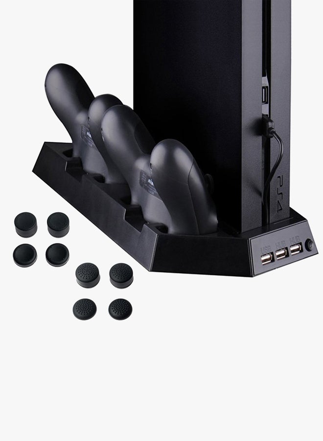 Vertical Cooling Fan Stand With Dual Charging Station For PlayStation 4 - Image 2