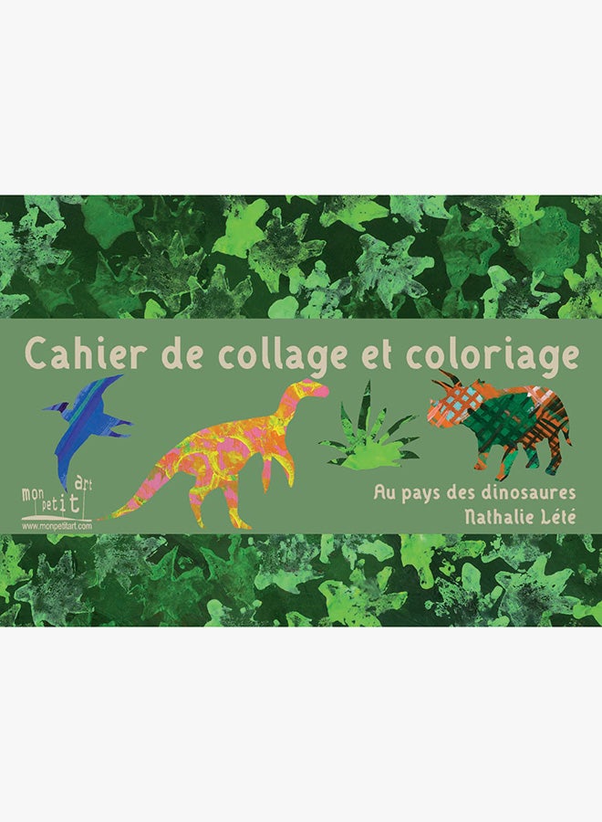 Mon Petit Dinosaurs Colouring Book With Collage Multicolour - Image 2
