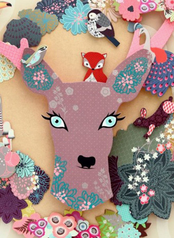 Mon Petit Animal Fantasy: Floral Deer Decorative Kit - Image 3