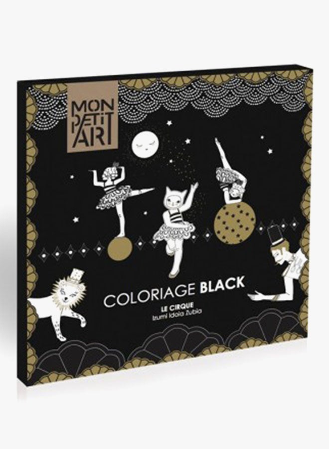 Mon Petit Black And Gold Colouring Book Multicolour - Image 2