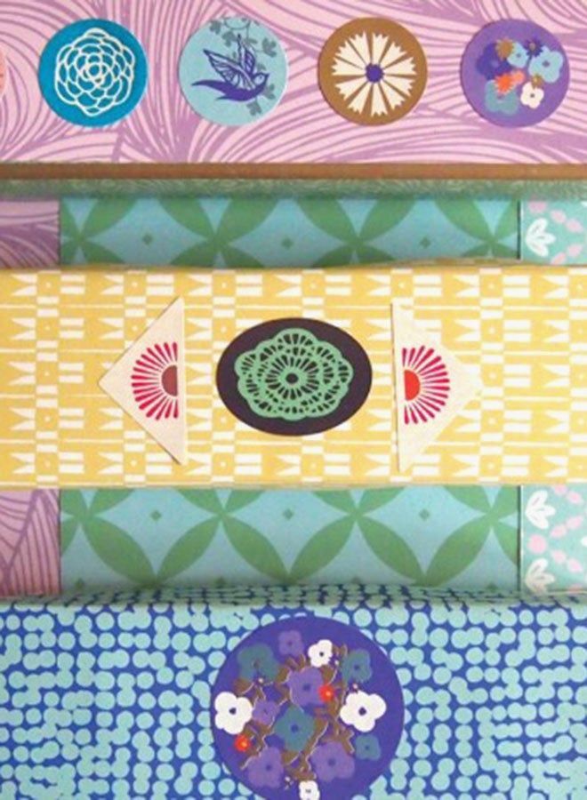 Mon Petit 250-Piece Art Deco Deluxe Stickers - Image 1