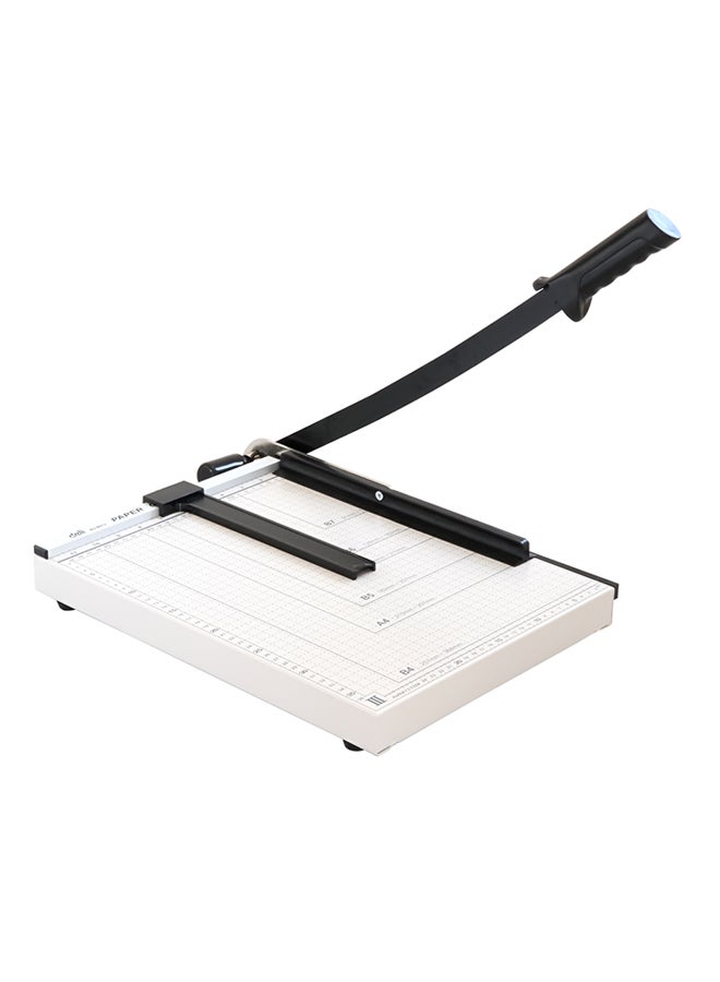 Deli A3 Paper Cutter White/Black 