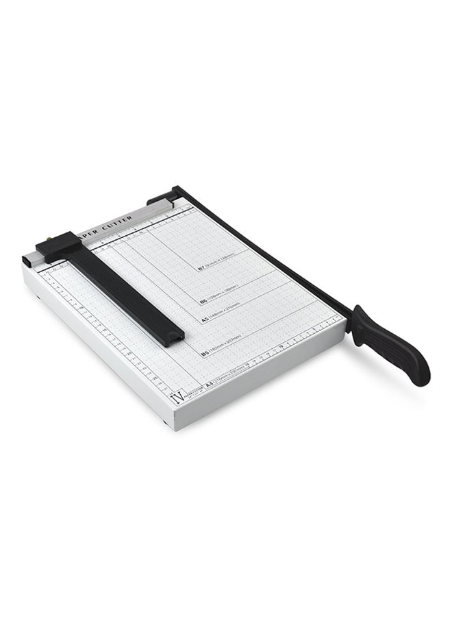 Deli A4 Size Paper Cutter Black/White  - Image 1