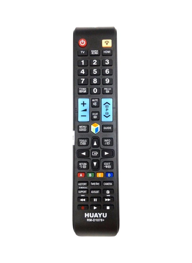 Huayu Replacement Remote Control For Samsung 3D LCD/LED TVs Black