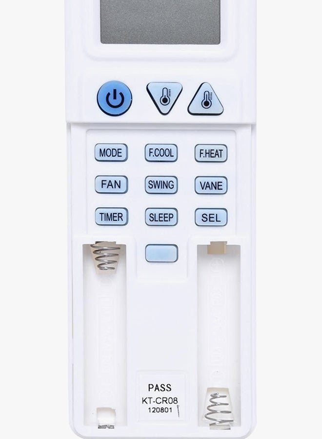 QUNDA Universal Air-Conditioner Remote For Gree AC KT-GR08 Off-White - Image 2