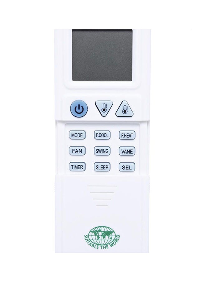 شاميل جهاز تحكم عن بعد لتكييف الهواء بشاشة LCD KT-HI08E أوف وايت - Image 1