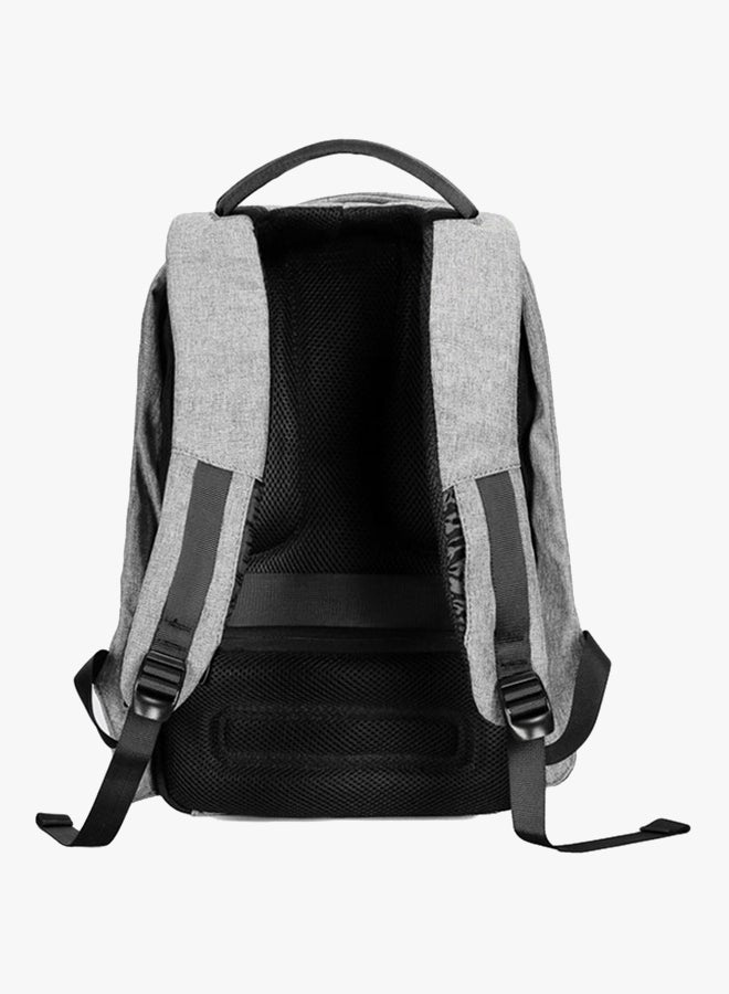 V-LINE TOURIST Anti Theft Backpack Grey/Black - Image 2