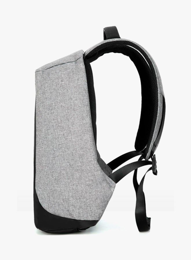 V-LINE TOURIST Anti Theft Backpack Grey/Black - Image 3