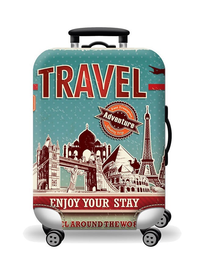 Bon Voyage - Adventure Luggage Cover Multicolour - Image 1